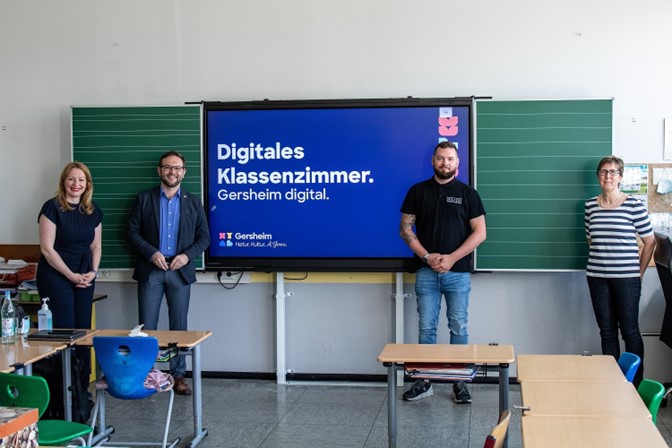 Digitale Klassenzimmer für Grundschulen der Gemeinde Gersheim